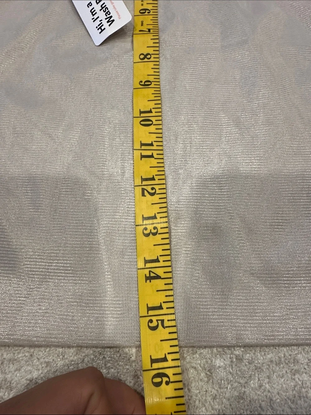Laundry Wash Bag with Zipper - Beige - Picture 2 of 6